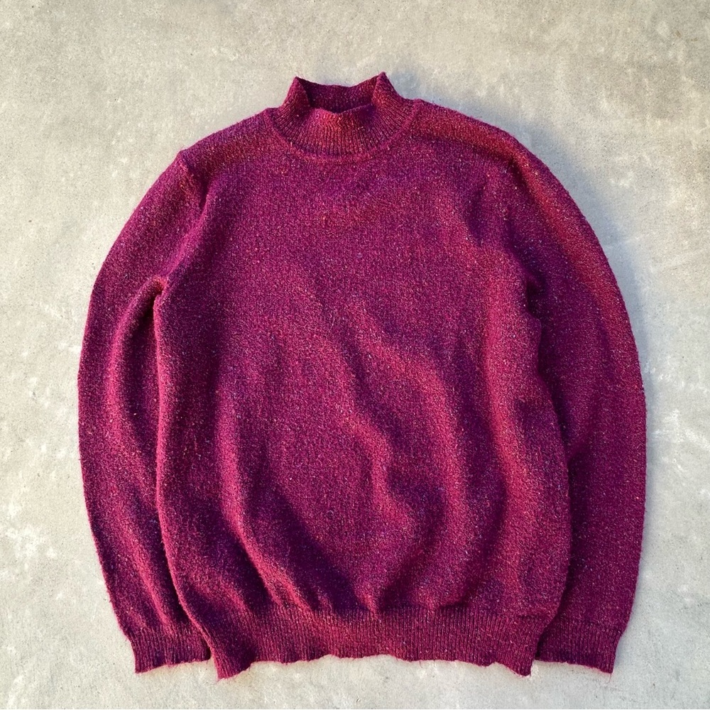 Alfred Dunner Cozy Burgundy Top